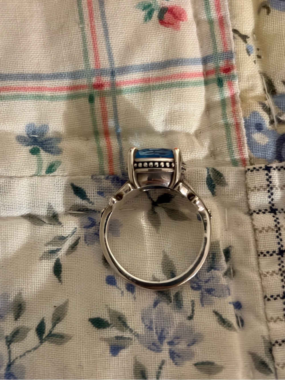 James Avery Trellis Gemstone Ring, Size 7 - Picture 3 of 9